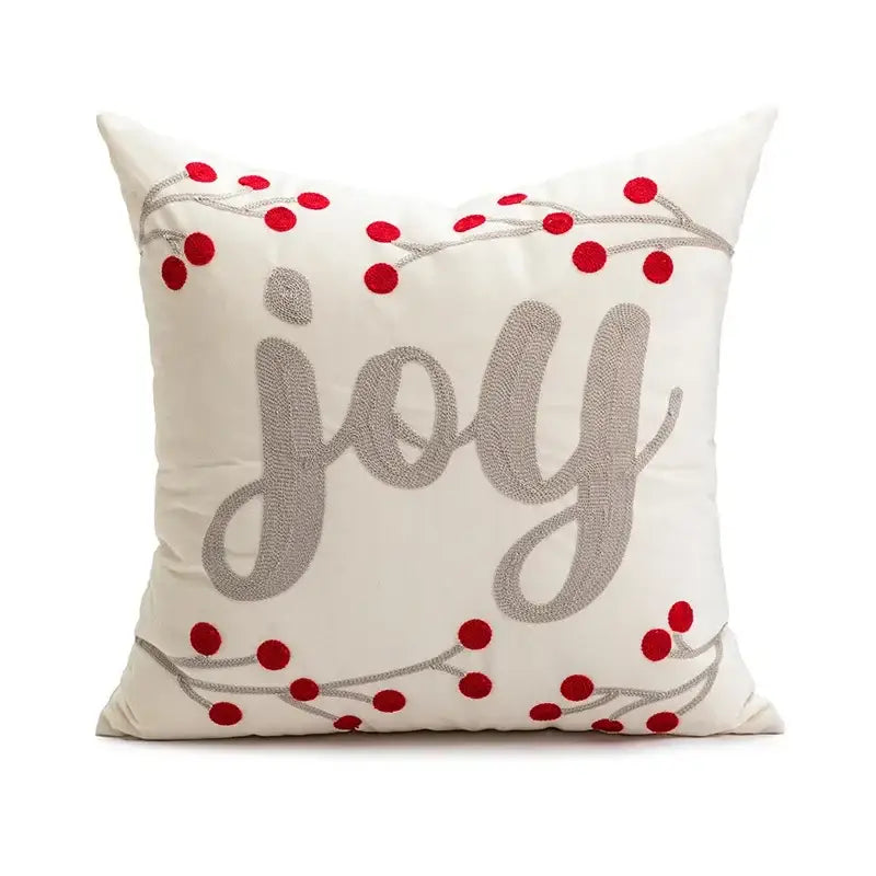 Red Snowman Pillow Cover