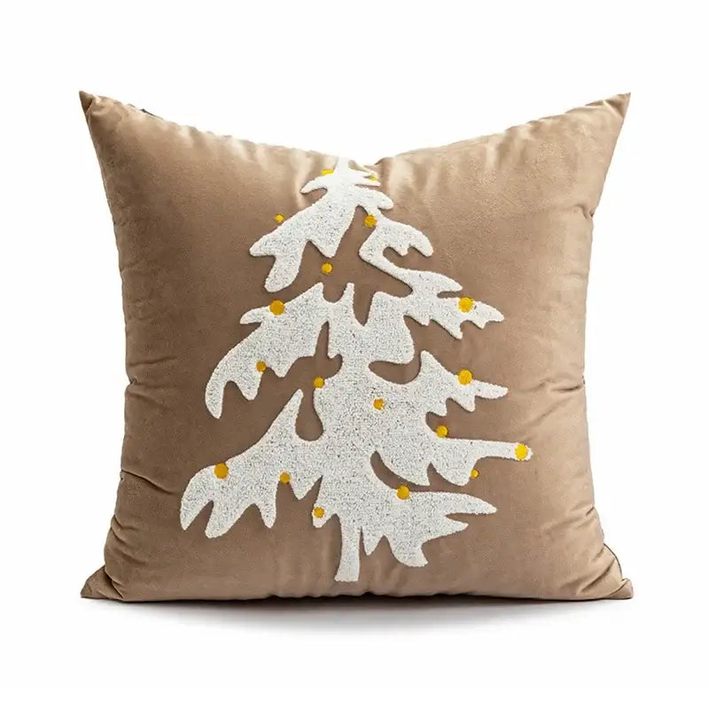 Red Snowman Pillow Cover