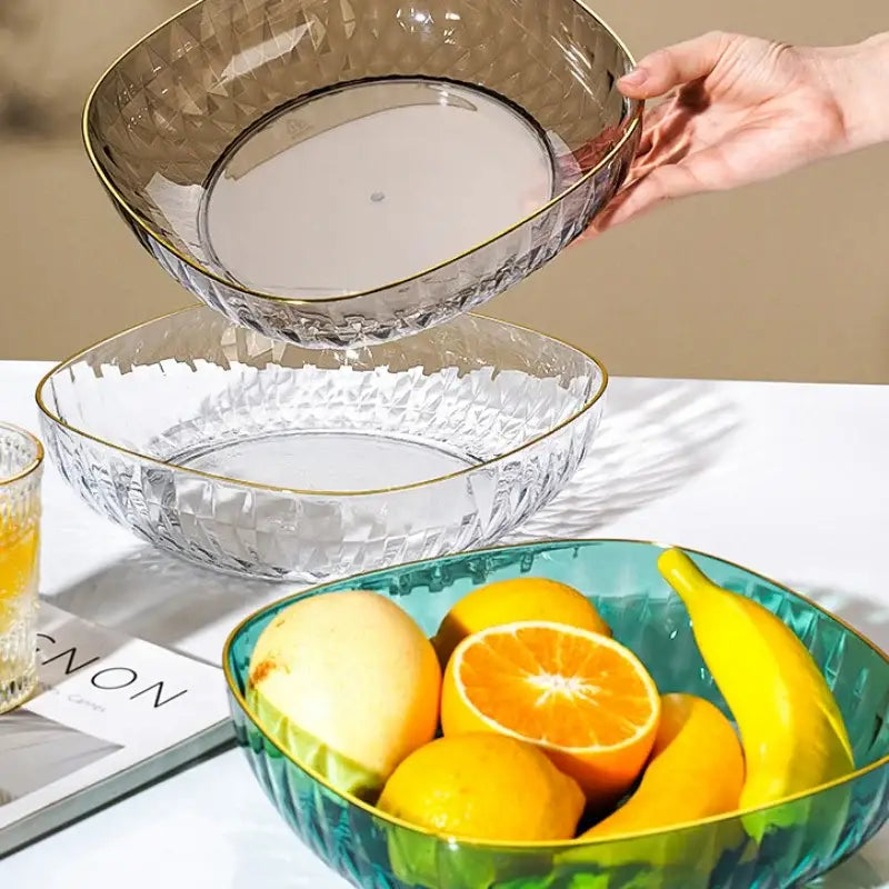 Green Crystal Fruit Tray