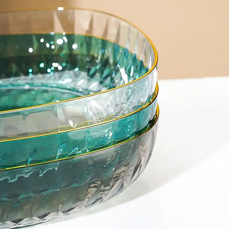 Green Crystal Fruit Tray