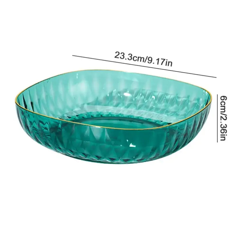 Green Crystal Fruit Tray