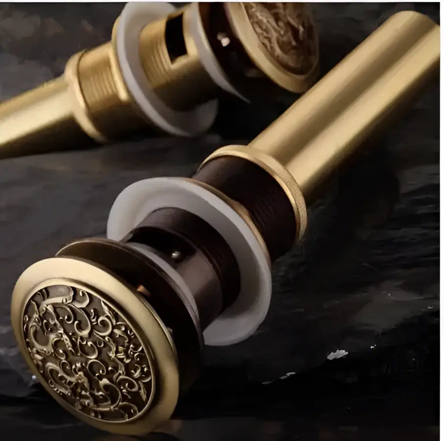 Brass Sink Pop-Up Drain