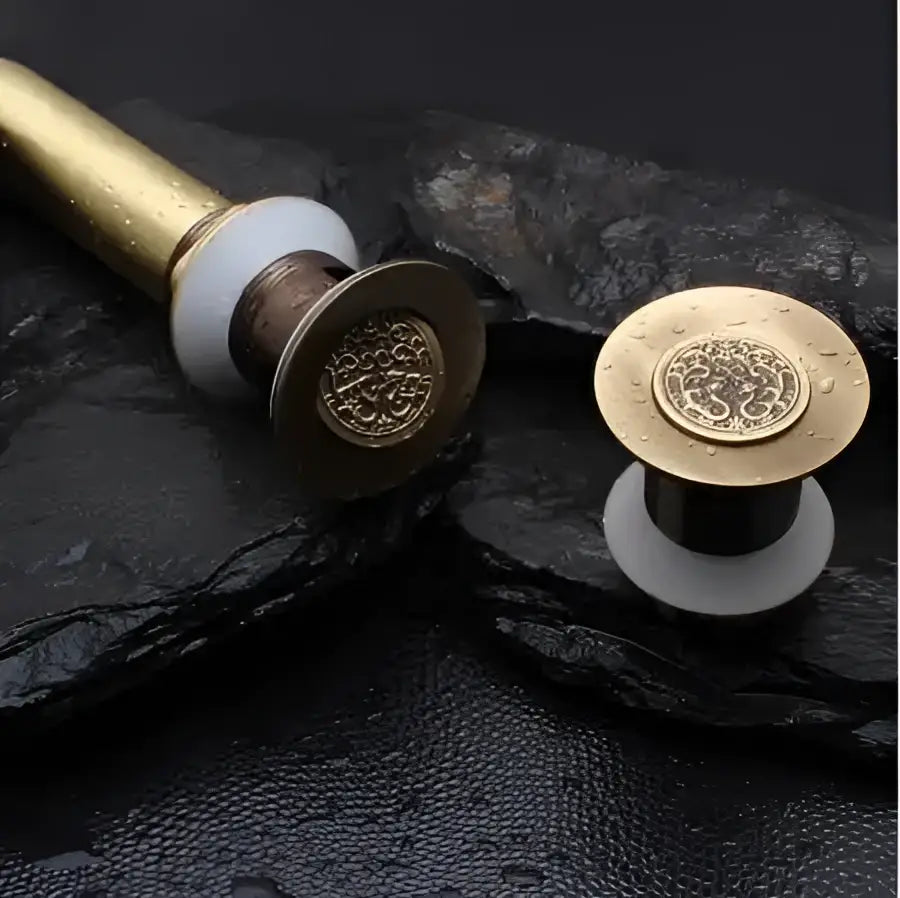 Brass Sink Pop-Up Drain