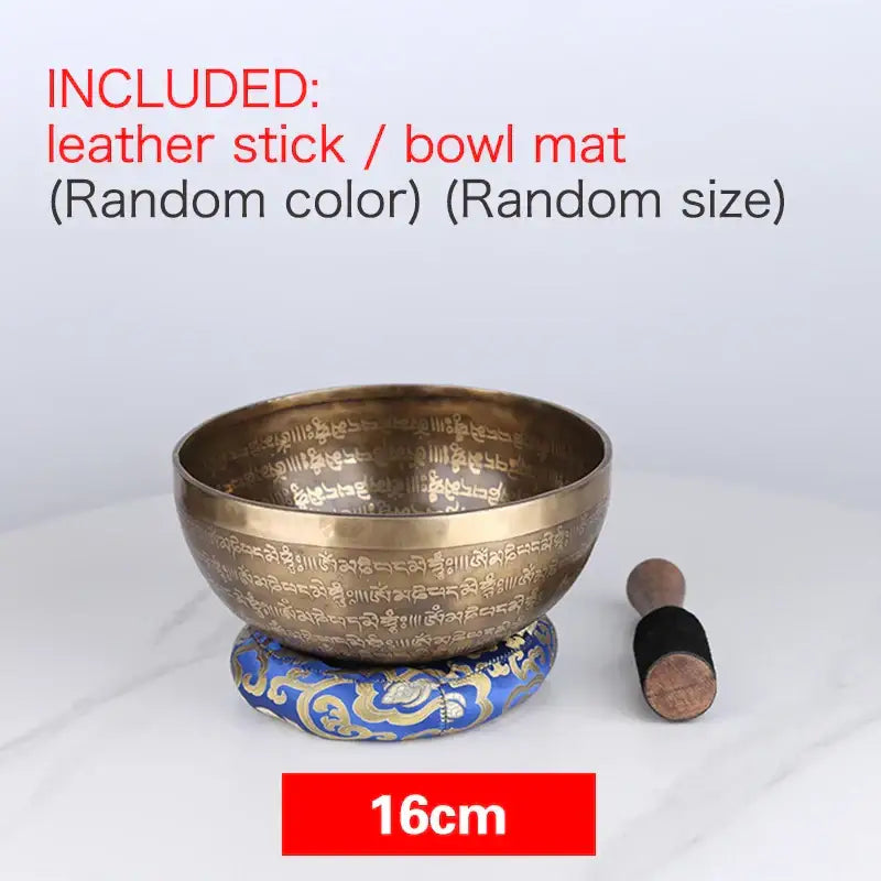 Gold Tibetan Singing Bowl