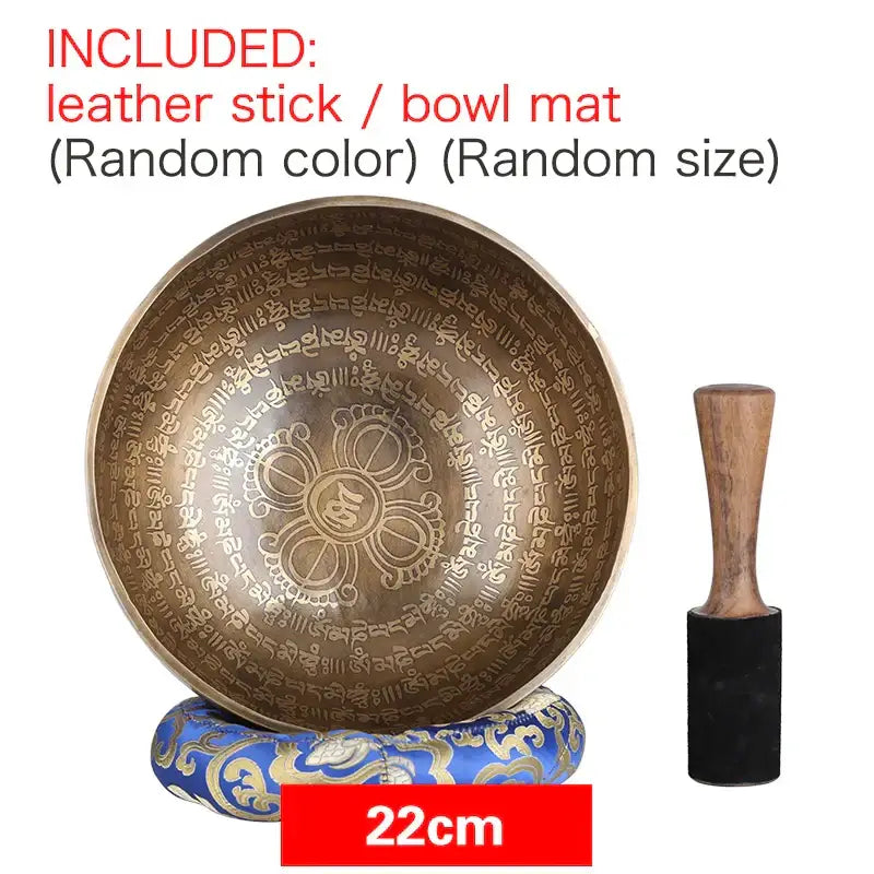 Gold Tibetan Singing Bowl