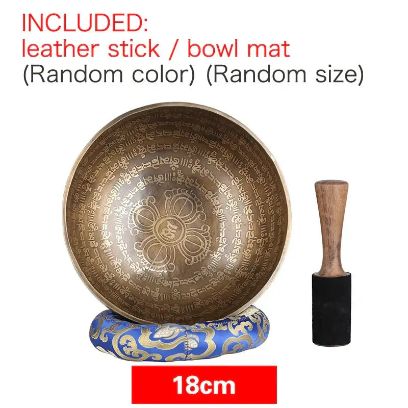 Gold Tibetan Singing Bowl