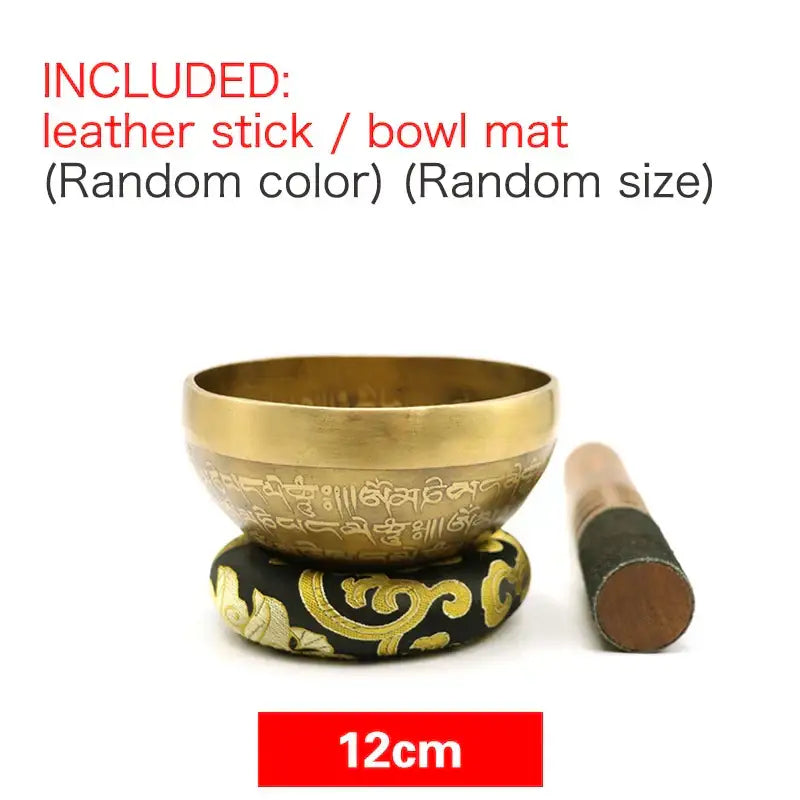 Gold Tibetan Singing Bowl