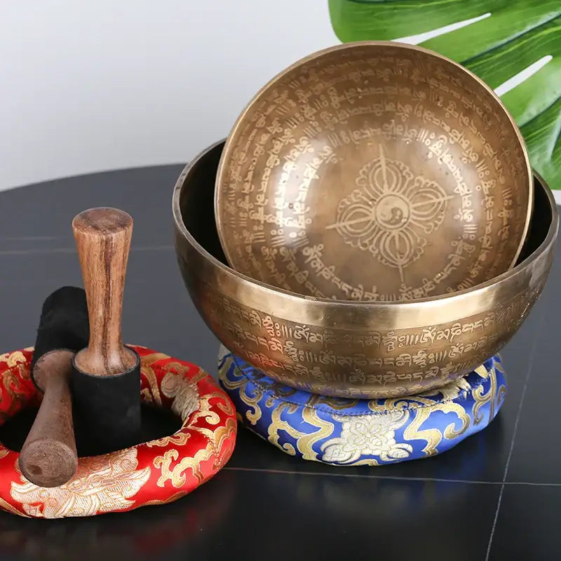 Gold Tibetan Singing Bowl