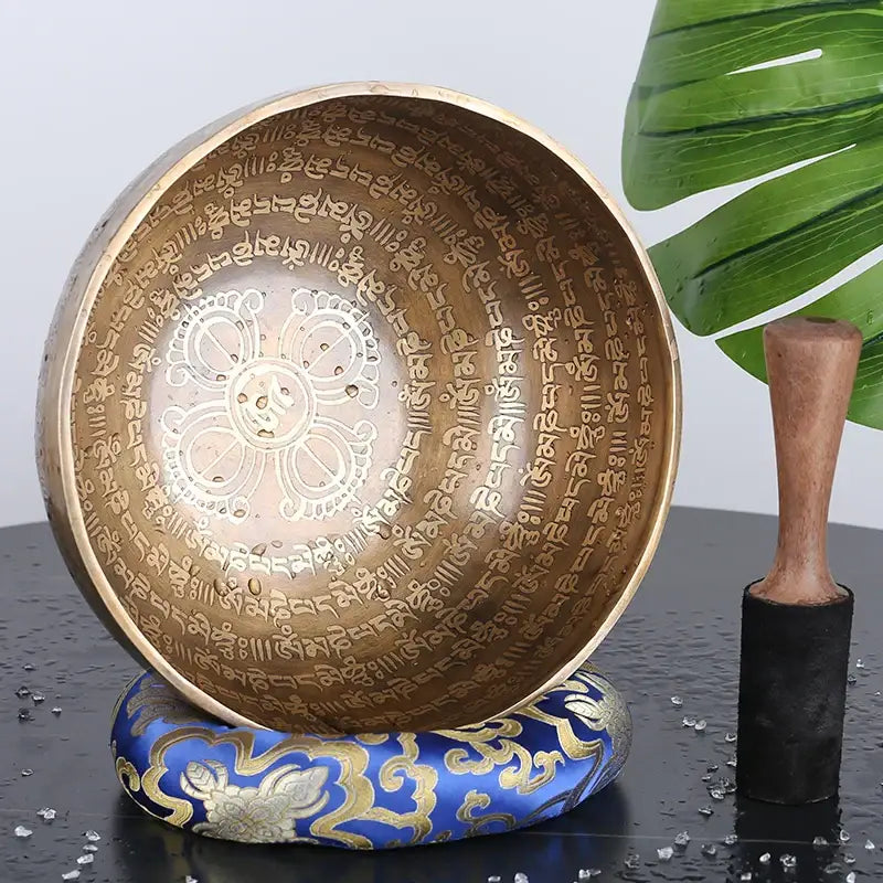 Gold Tibetan Singing Bowl