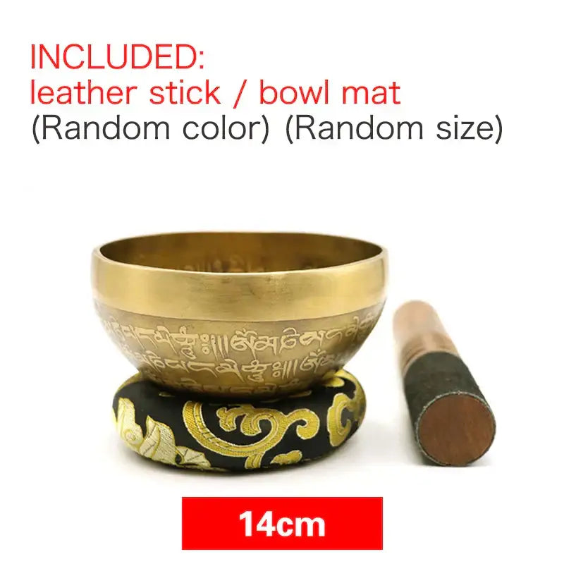 Gold Tibetan Singing Bowl
