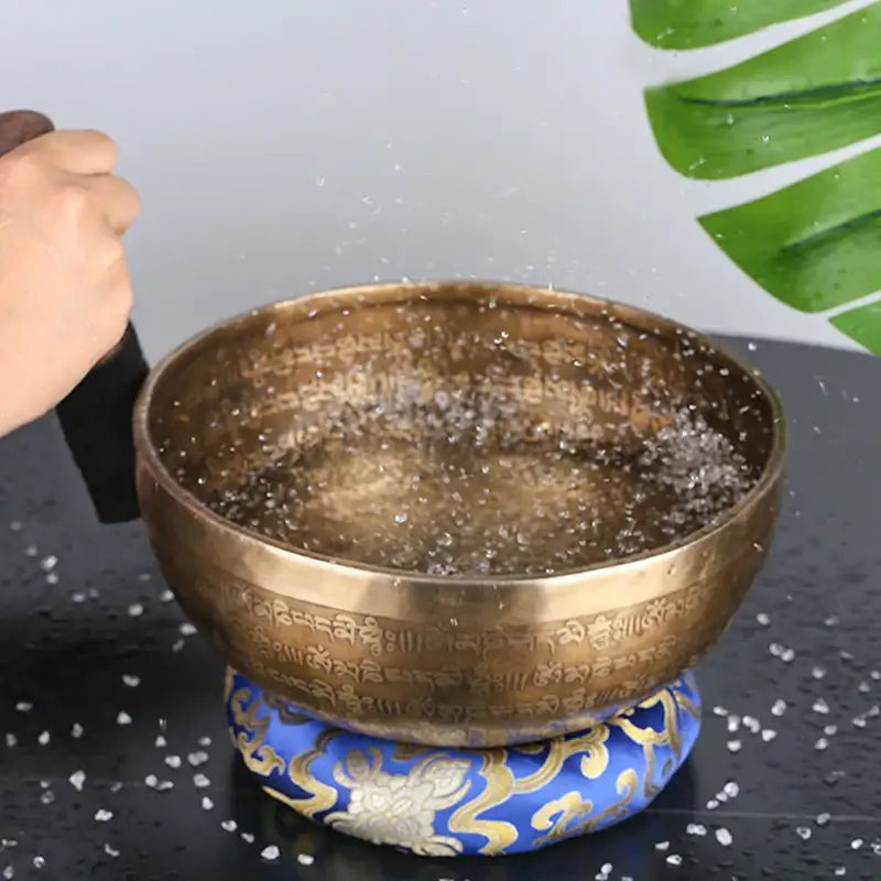 Gold Tibetan Singing Bowl