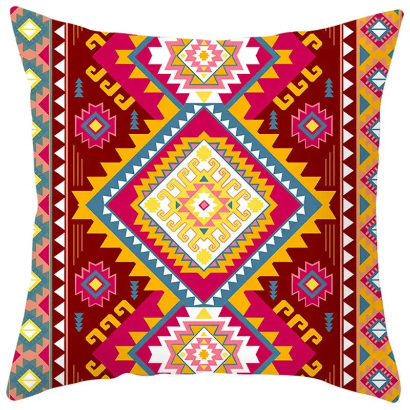 Geometric Boho Pillow Cover