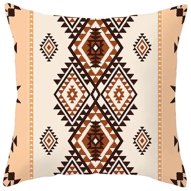 Geometric Boho Pillow Cover