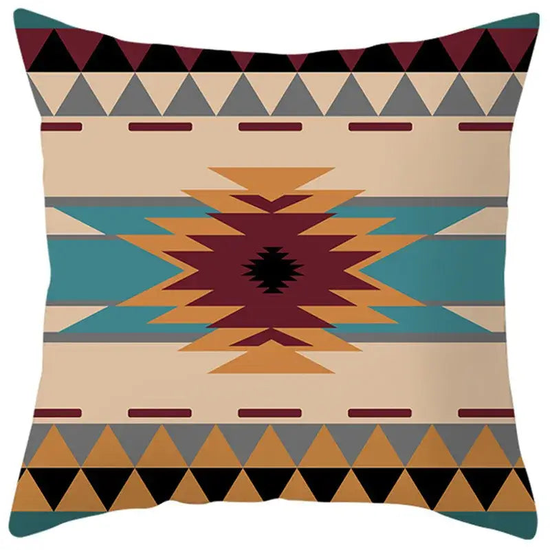 Geometric Boho Pillow Cover