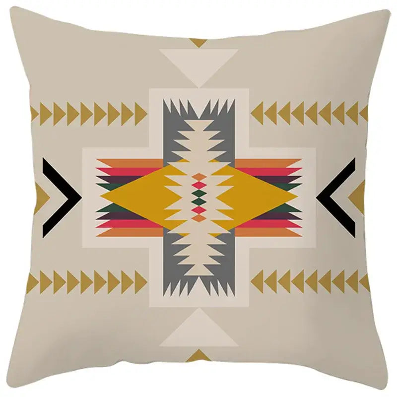 Geometric Boho Pillow Cover