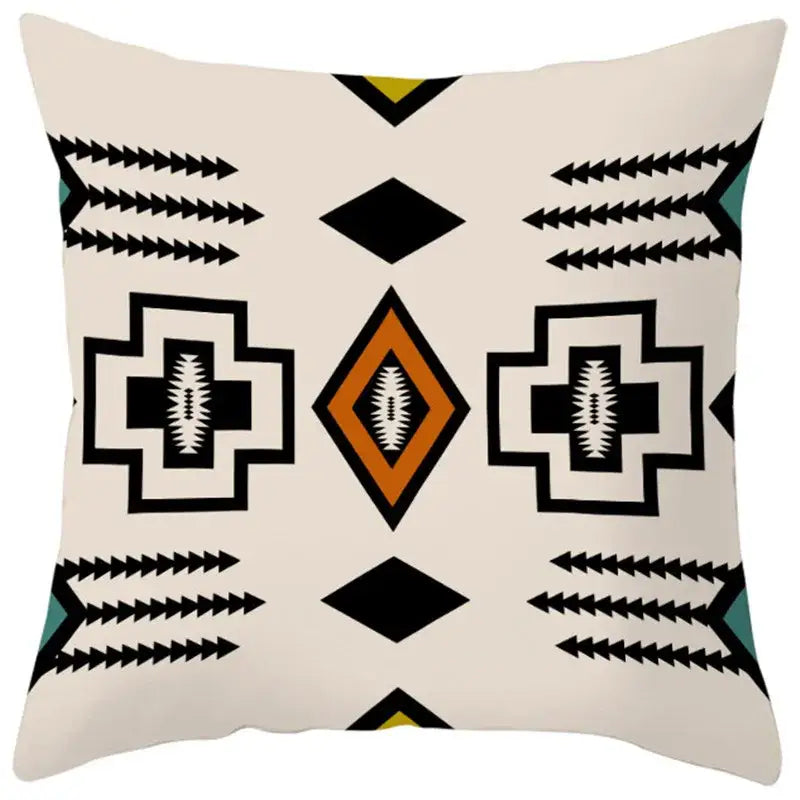 Geometric Boho Pillow Cover