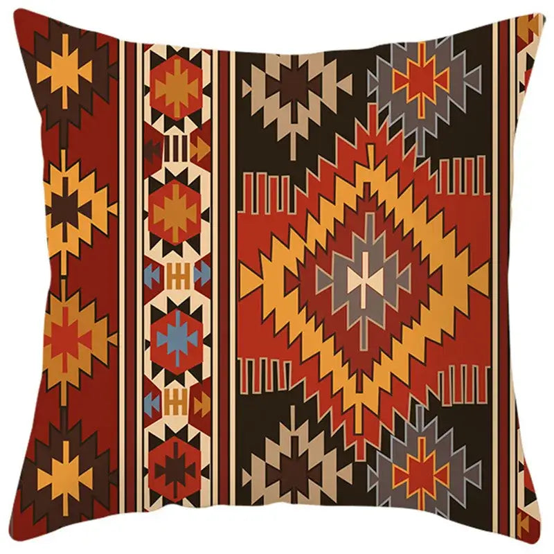 Geometric Boho Pillow Cover