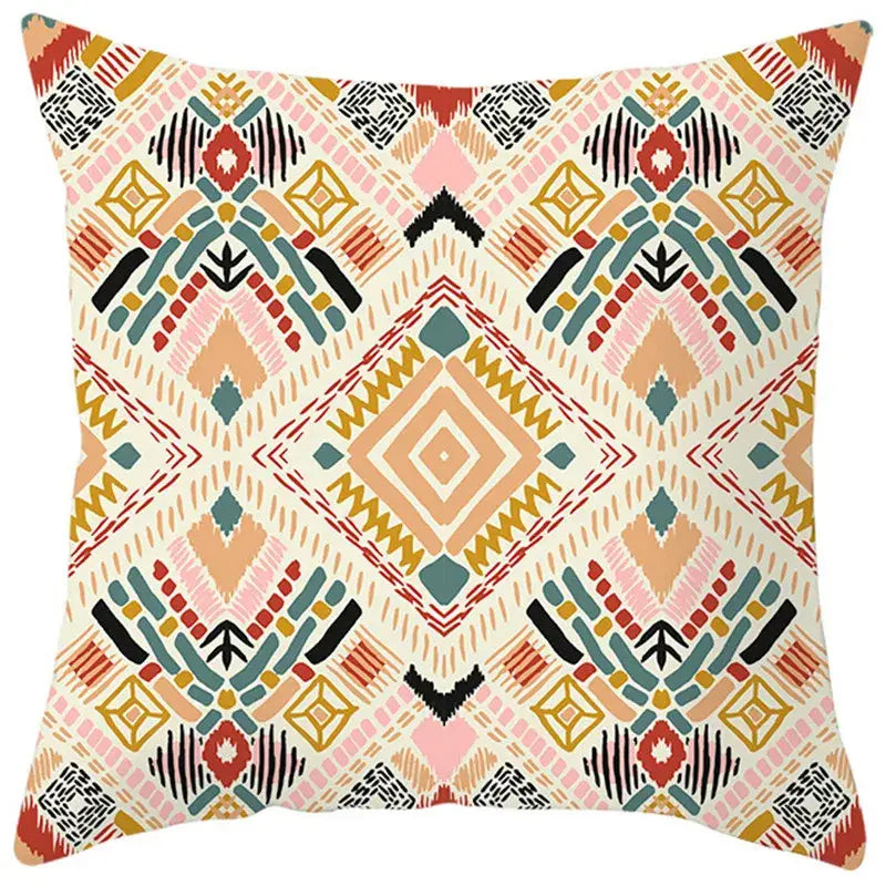 Geometric Boho Pillow Cover
