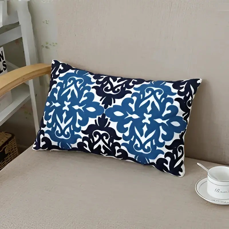 Floral Canvas Pillow Case