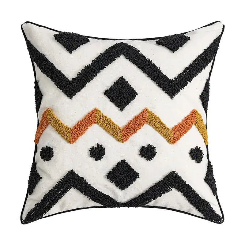 Black Orange Geometric Cover