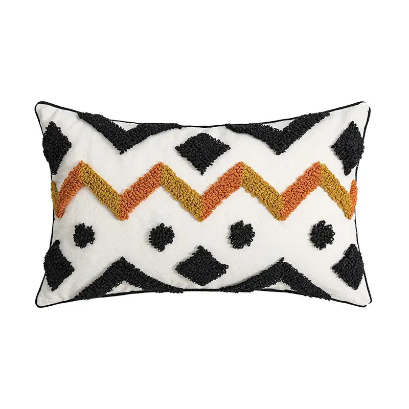 Black Orange Geometric Cover