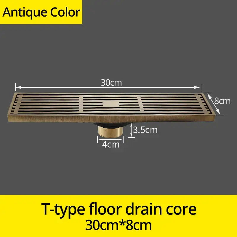 Antique Brass Floor Drain