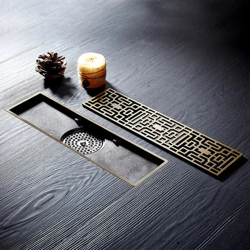 Antique Brass Floor Drain