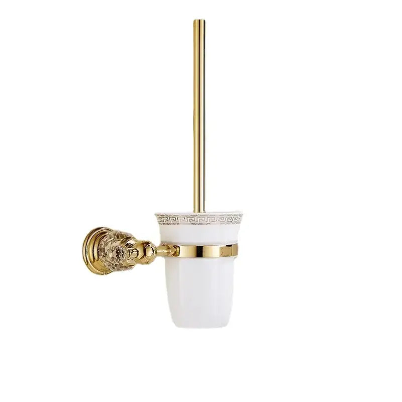 Gold Crystal Towel Rack