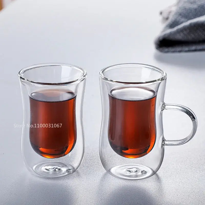 Clear Glass Tea Cups