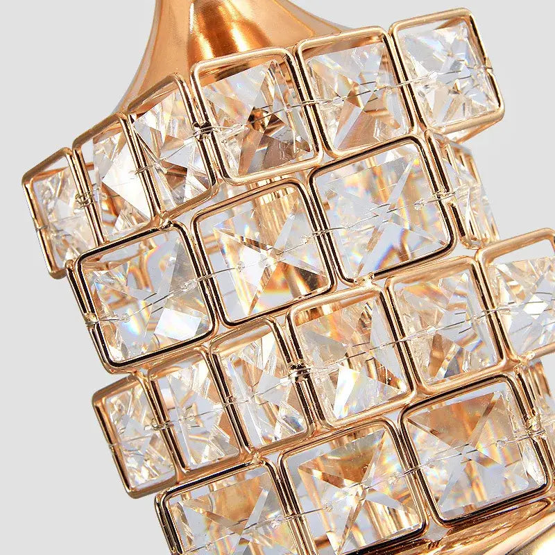 Gold Crystal Lace Detailing Table Lamp
