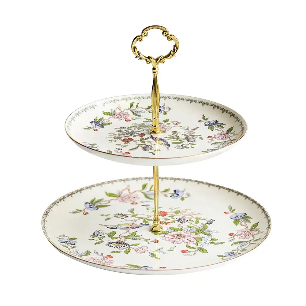 Floral Porcelain Tea Set with 1100ml Teapot