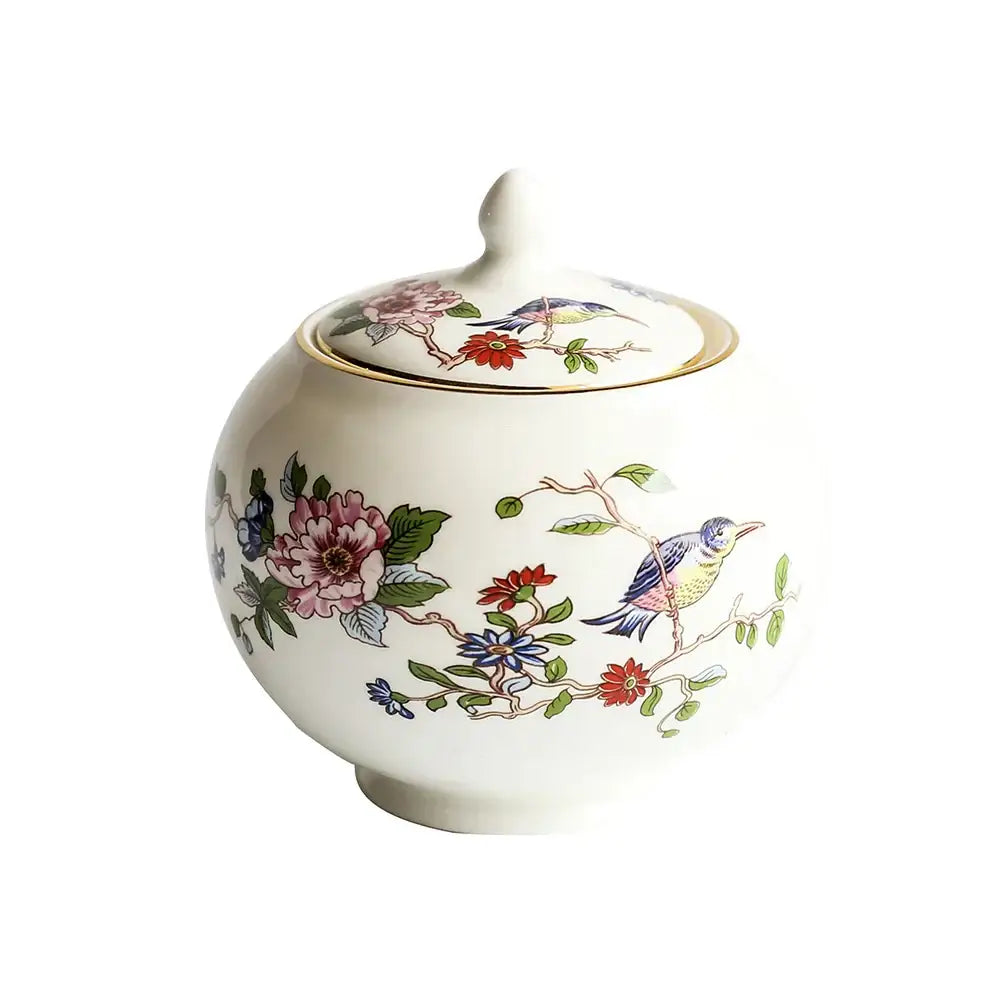 Floral Porcelain Tea Set with 1100ml Teapot