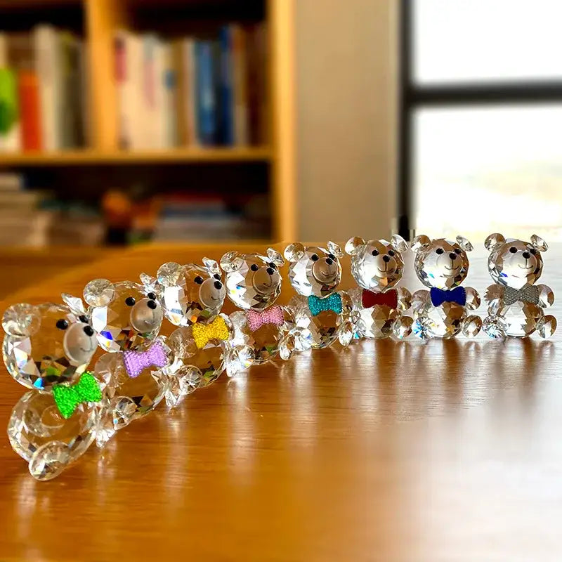 Clear Crystal Bear Figurine