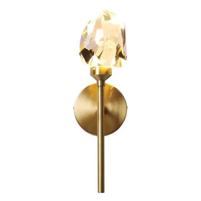 Crystal Gold LED Sconce
