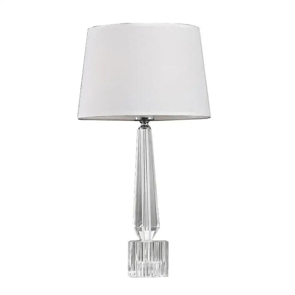 Crystal Faceted Table Lamp