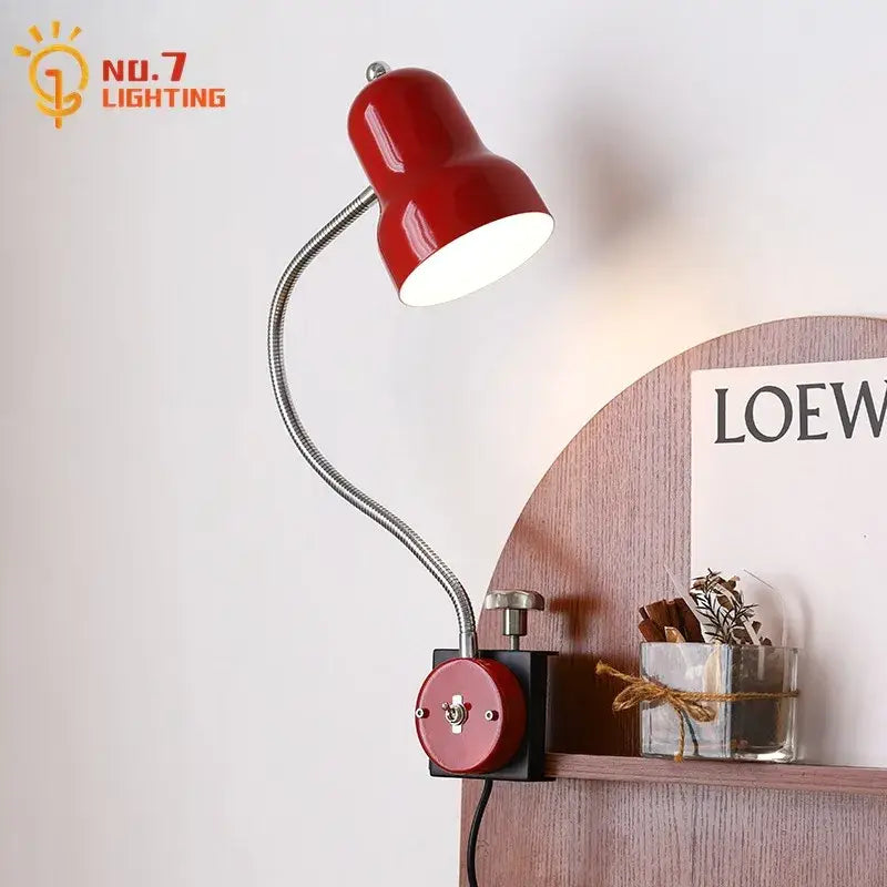 Red Black LED Desk Lamp