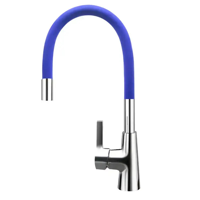 Red Chrome Kitchen Faucet