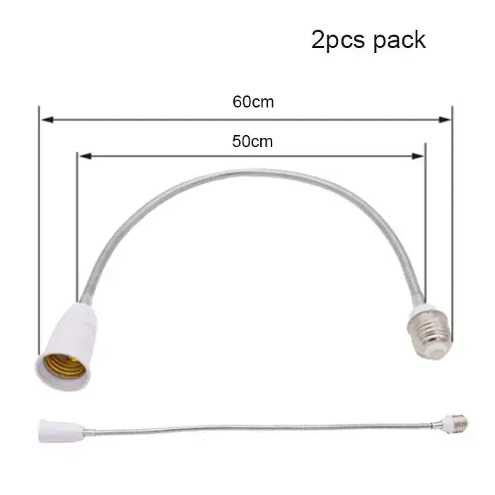 White Gold Lamp Adaptor