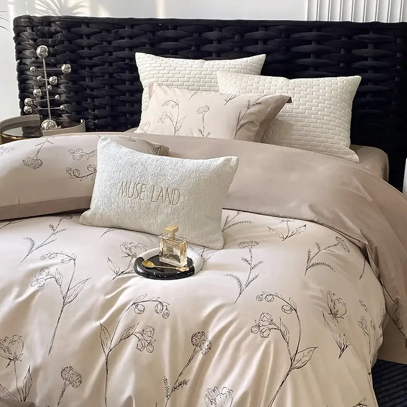 Beige Egyptian Cotton Bedding