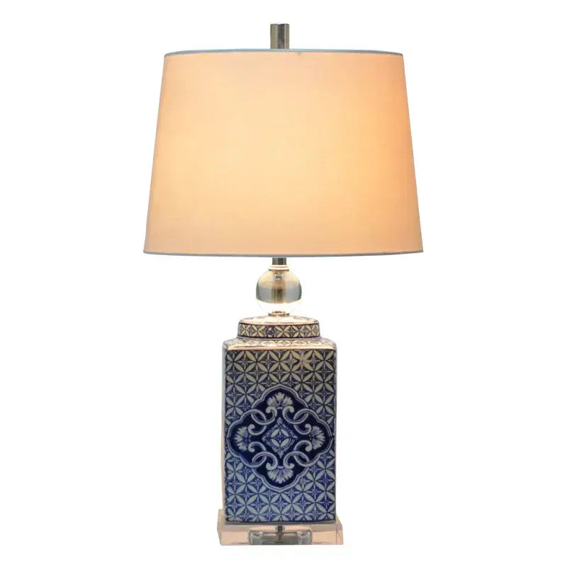 Blue Porcelain Table Lamp