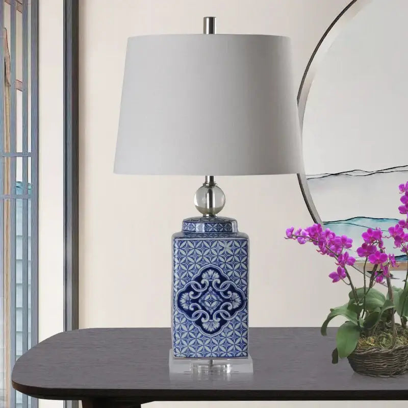 Blue Porcelain Table Lamp