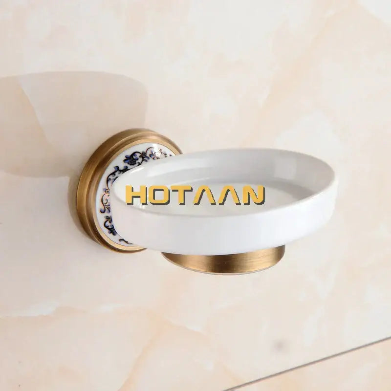 Brass Ceramic Soap Holder