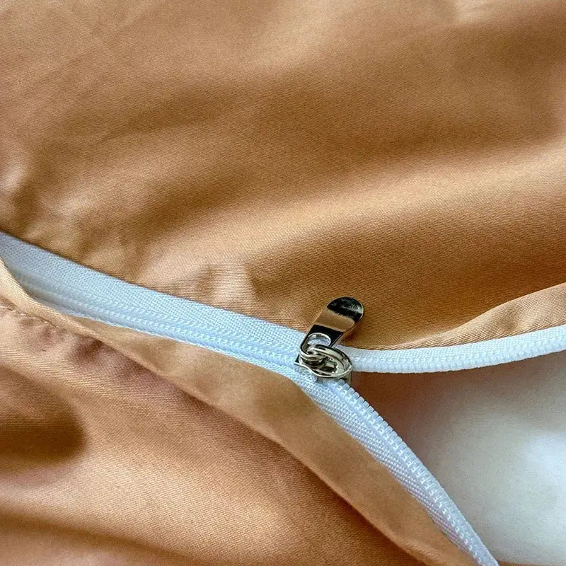 Cream Caramel Cotton Bedding