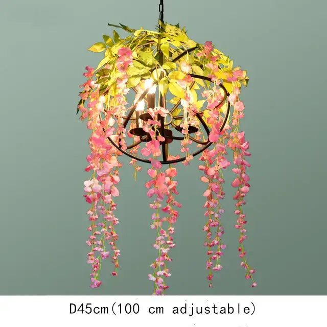 Green Plant Chandelier
