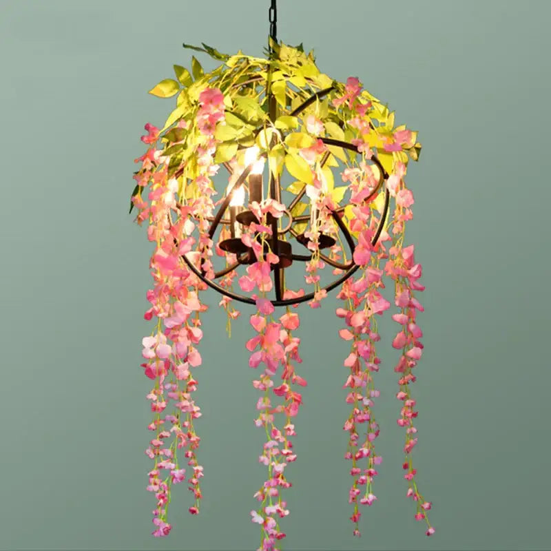 Green Plant Chandelier