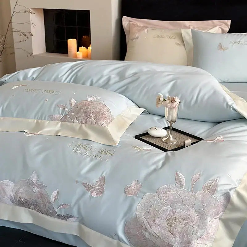 Blue Egyptian Cotton Bedding