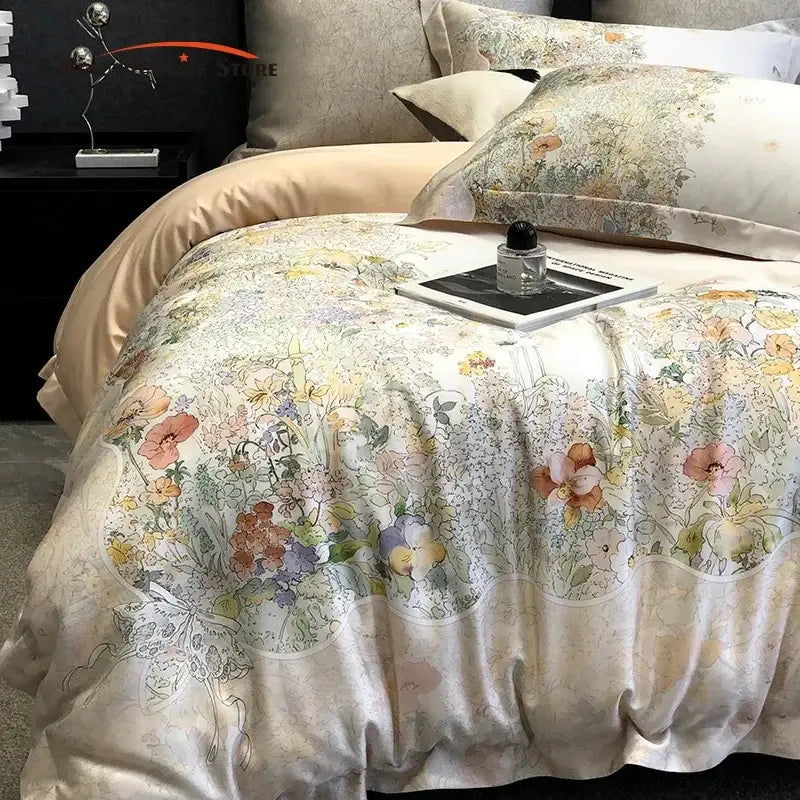 Cream Lyocell Cotton Bedding