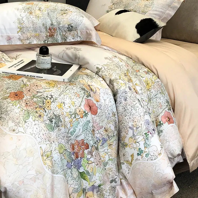 Cream Lyocell Cotton Bedding