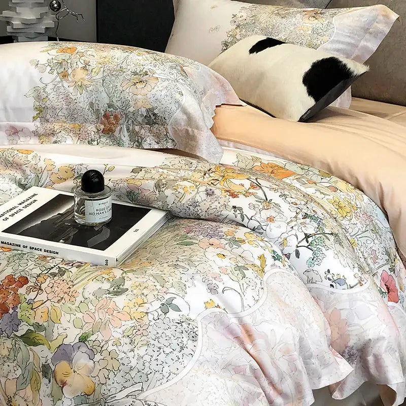 Cream Lyocell Cotton Bedding