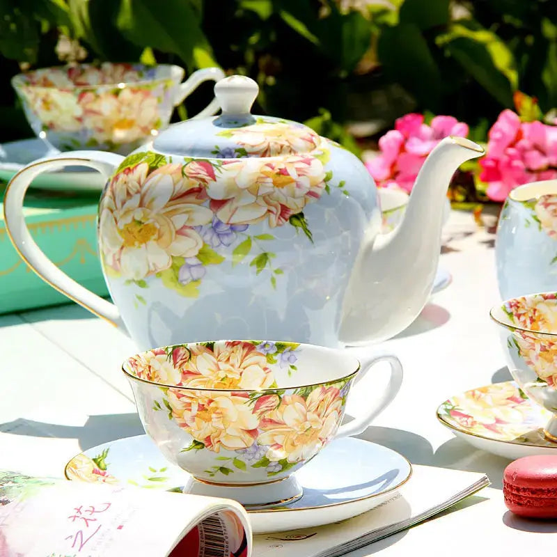 Pastel Porcelain Tea Set